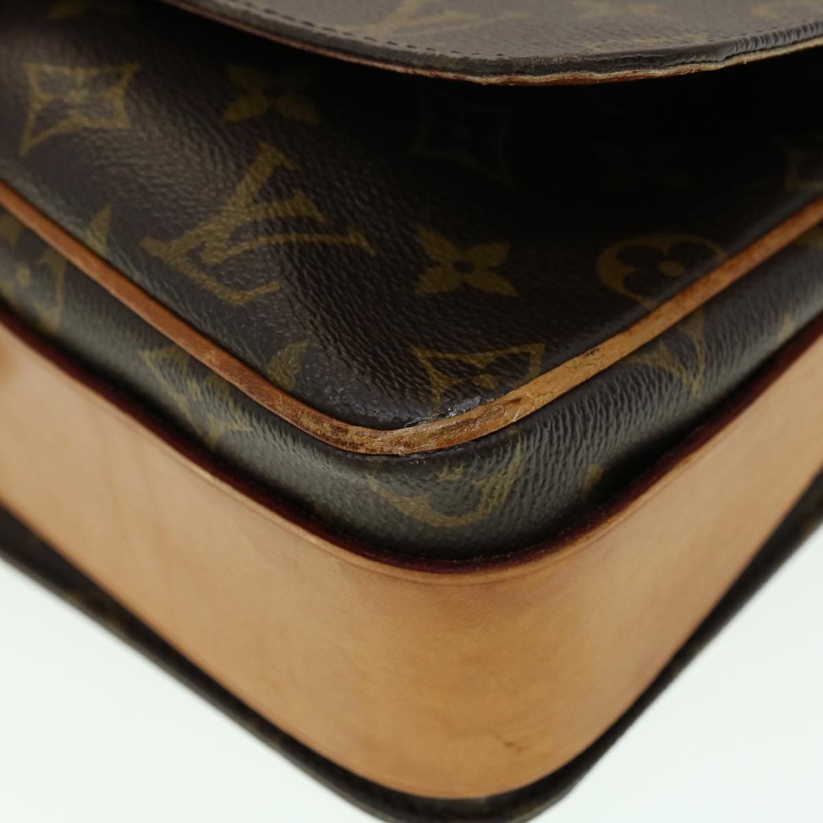 LOUIS VUITTON Monogram Cartouchiere GM Shoulder Bag M51252 LV rd2849