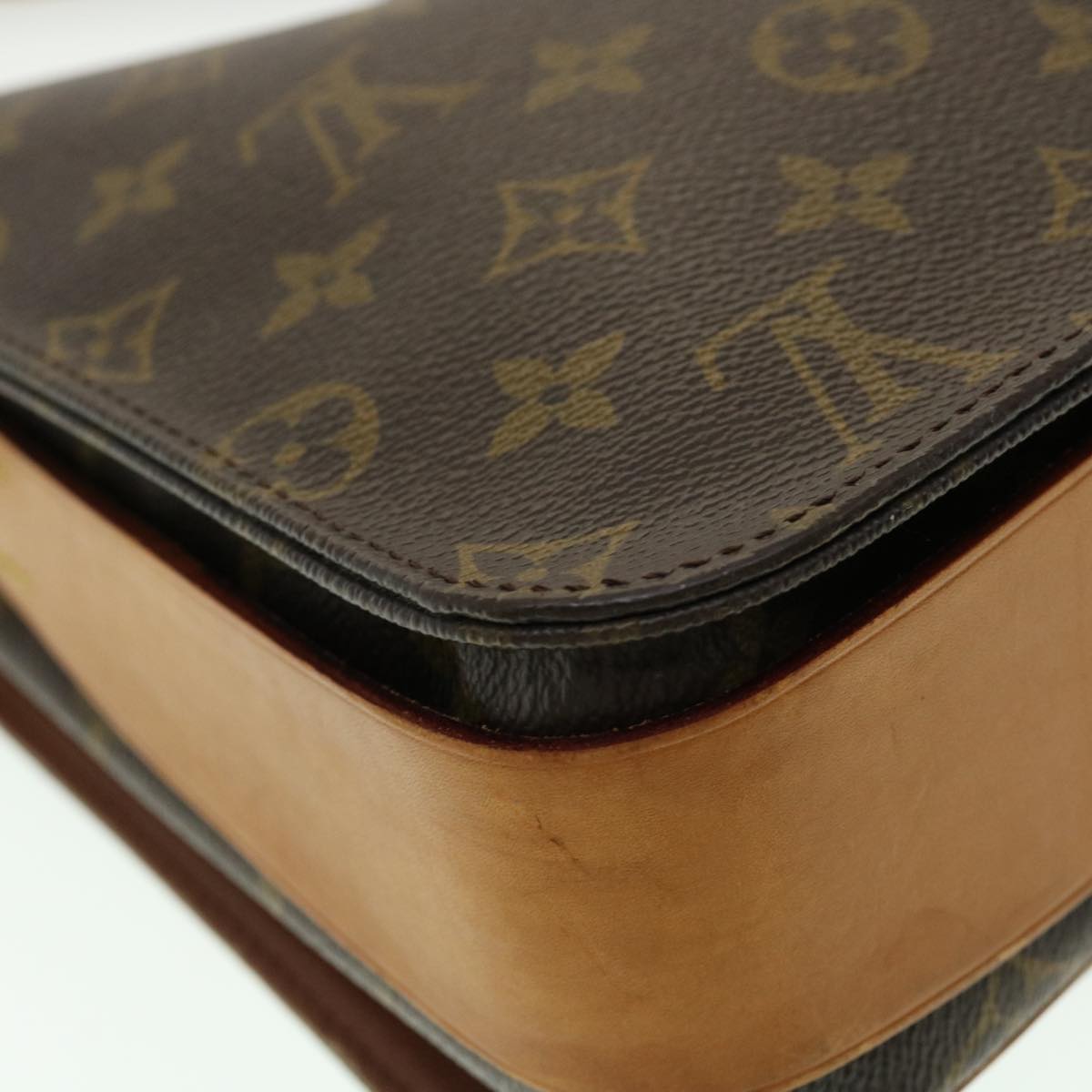 LOUIS VUITTON Monogram Cartouchiere GM Shoulder Bag M51252 LV rd2849