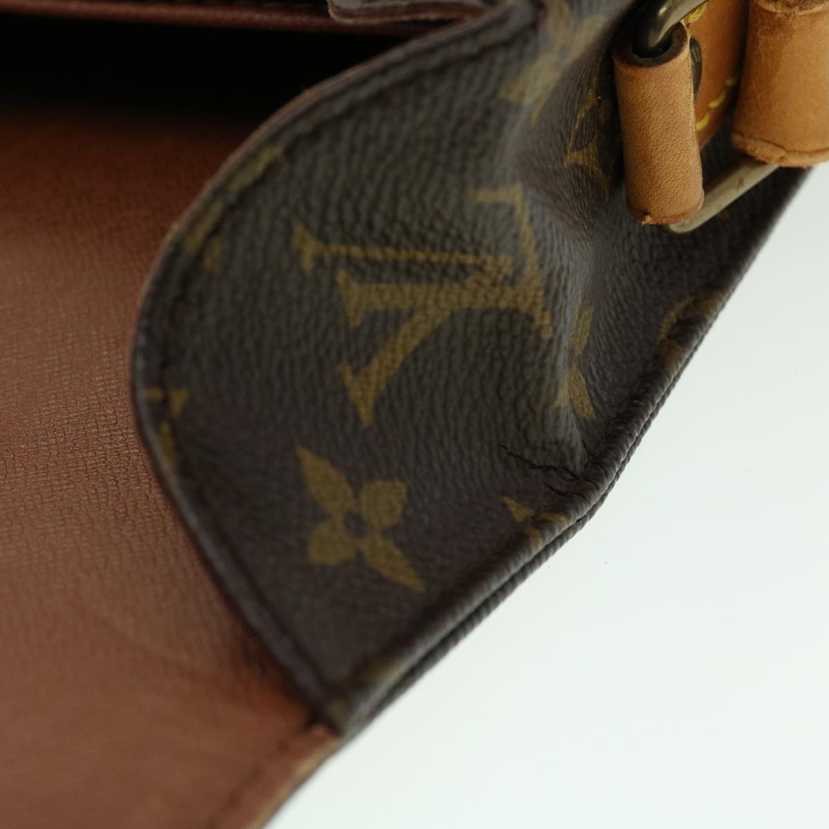 LOUIS VUITTON Monogram Cartouchiere GM Shoulder Bag M51252 LV rd2849