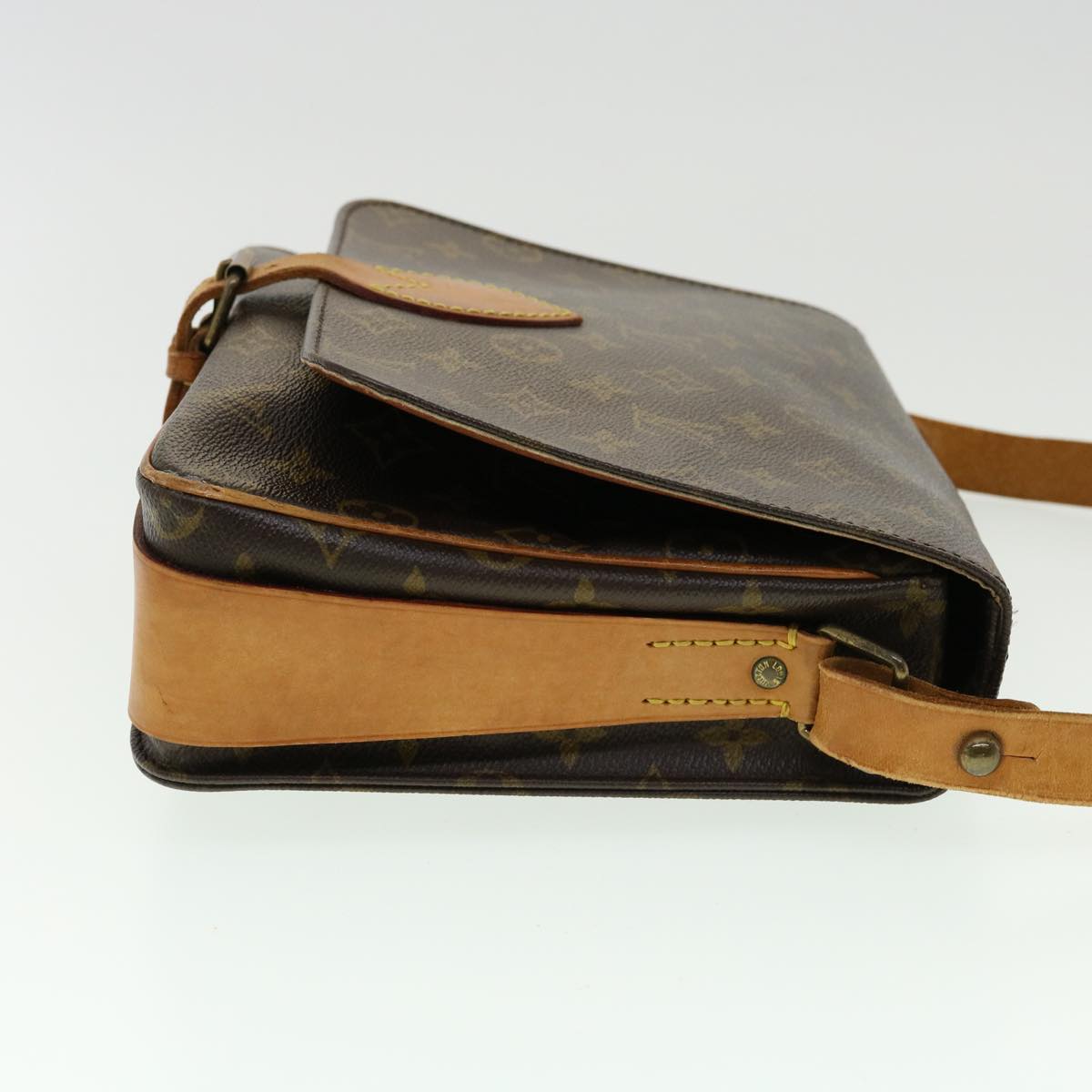 LOUIS VUITTON Monogram Cartouchiere GM Shoulder Bag M51252 LV rd2849