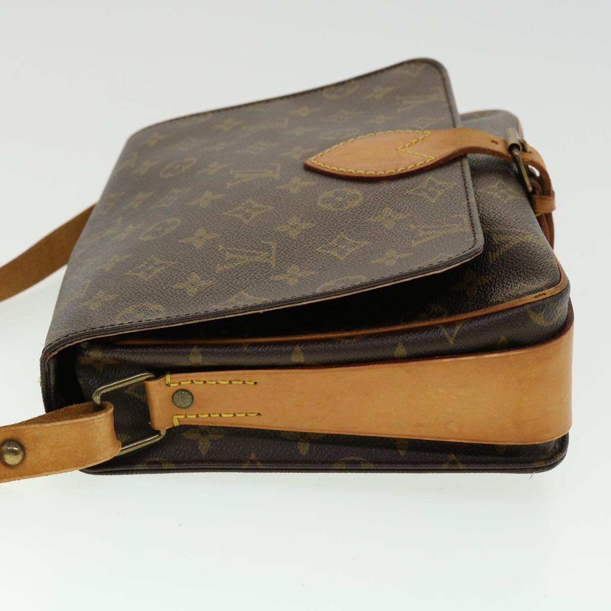 LOUIS VUITTON Monogram Cartouchiere GM Shoulder Bag M51252 LV rd2849