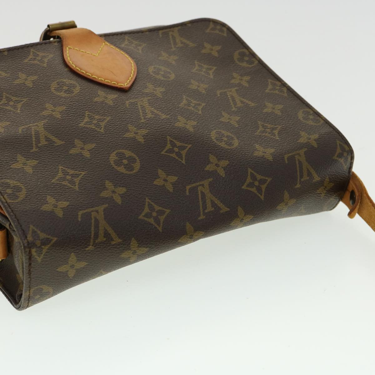 LOUIS VUITTON Monogram Cartouchiere GM Shoulder Bag M51252 LV rd2849