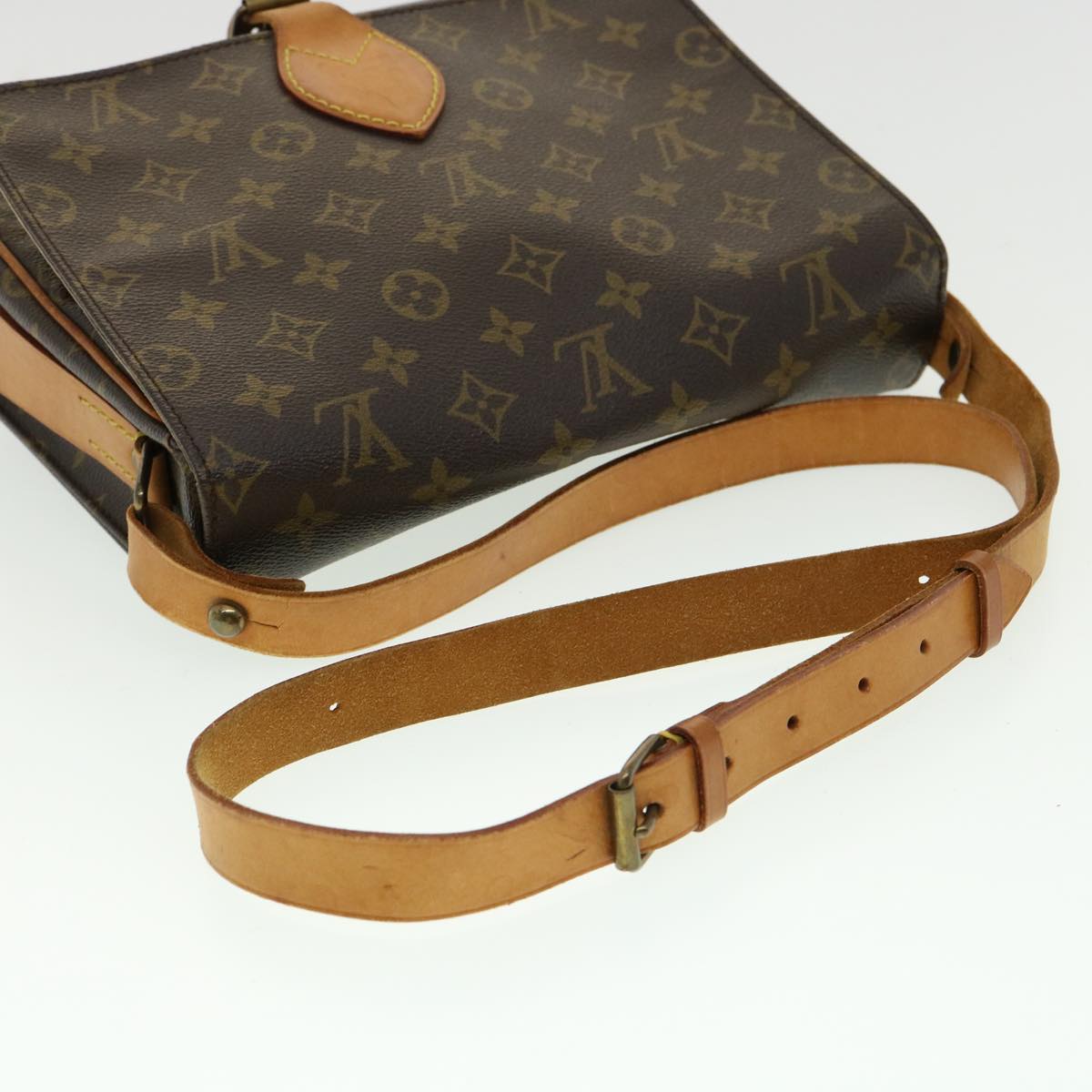LOUIS VUITTON Monogram Cartouchiere GM Shoulder Bag M51252 LV rd2849