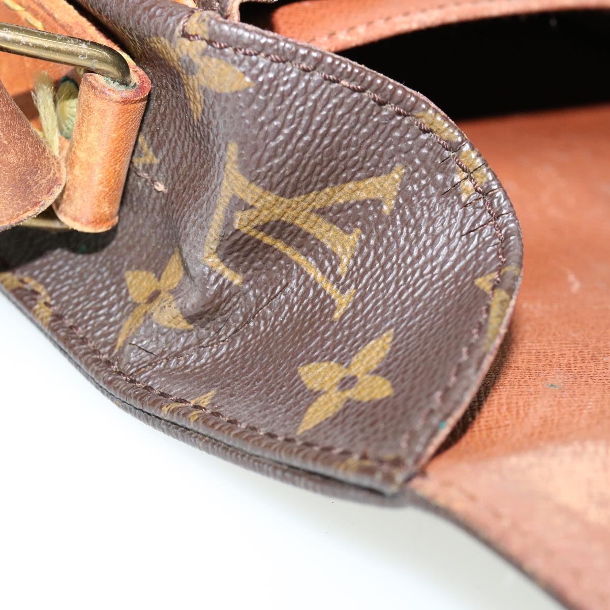 LOUIS VUITTON Monogram Cartouchiere MM Shoulder Bag M51253 LV rd2850