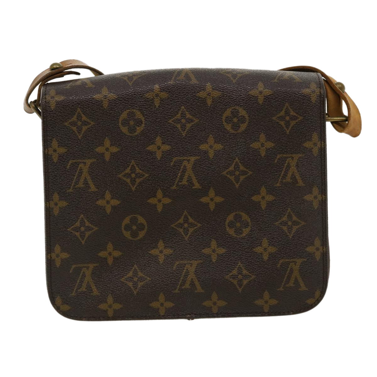 LOUIS VUITTON Monogram Cartouchiere MM Shoulder Bag M51253 LV rd2850