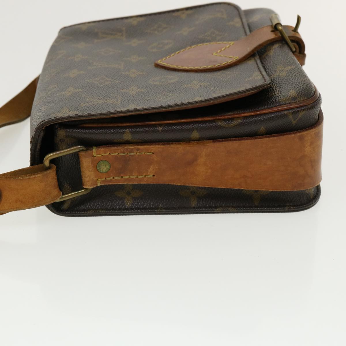 LOUIS VUITTON Monogram Cartouchiere MM Shoulder Bag M51253 LV rd2850