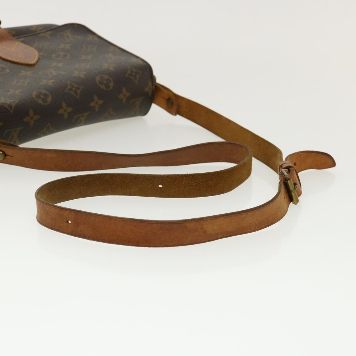 LOUIS VUITTON Monogram Cartouchiere MM Shoulder Bag M51253 LV rd2850