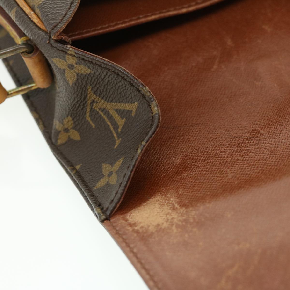 LOUIS VUITTON Monogram Cartouchiere MM Shoulder Bag M51253 LV rd2913