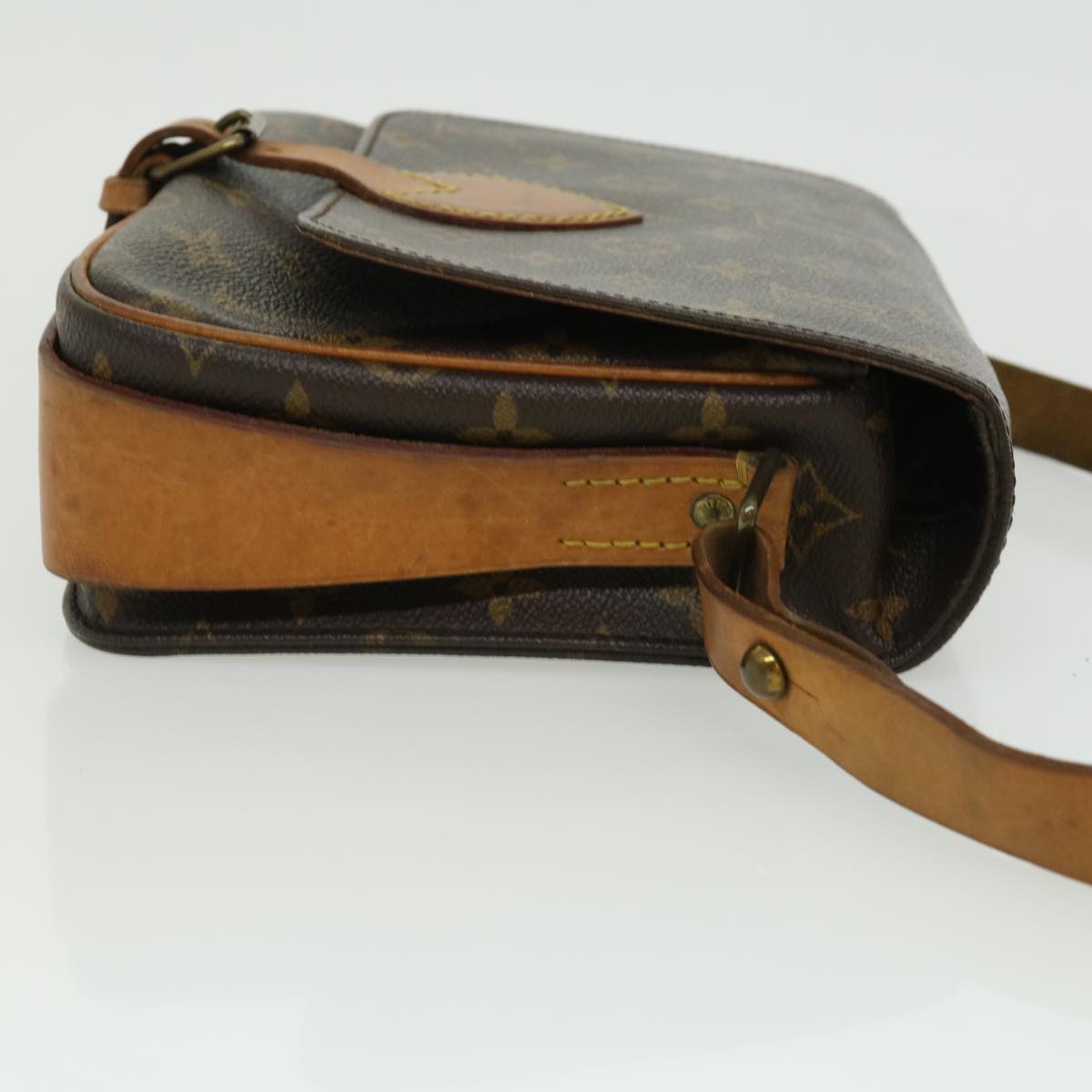LOUIS VUITTON Monogram Cartouchiere MM Shoulder Bag M51253 LV rd2913