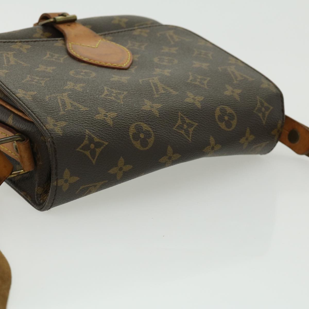 LOUIS VUITTON Monogram Cartouchiere MM Shoulder Bag M51253 LV rd2913