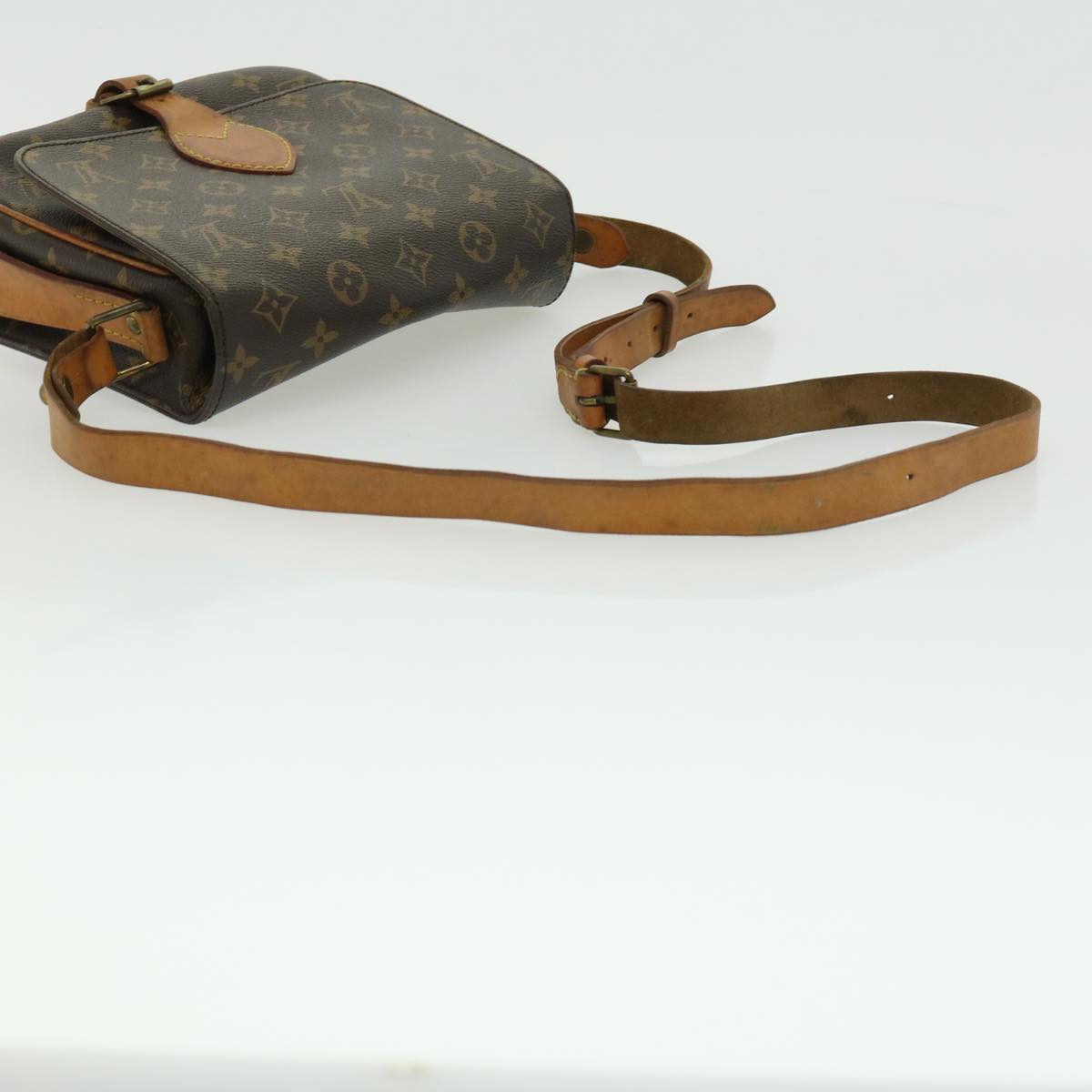 LOUIS VUITTON Monogram Cartouchiere MM Shoulder Bag M51253 LV rd2913