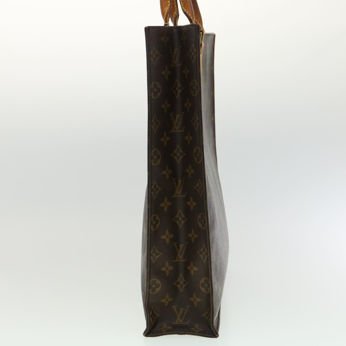 LOUIS VUITTON Monogram Sac Plat Hand Bag M51140 LV rd2932