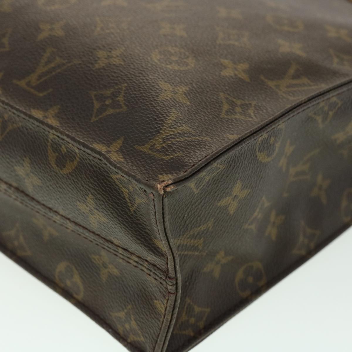LOUIS VUITTON Monogram Sac Plat Hand Bag M51140 LV rd2951