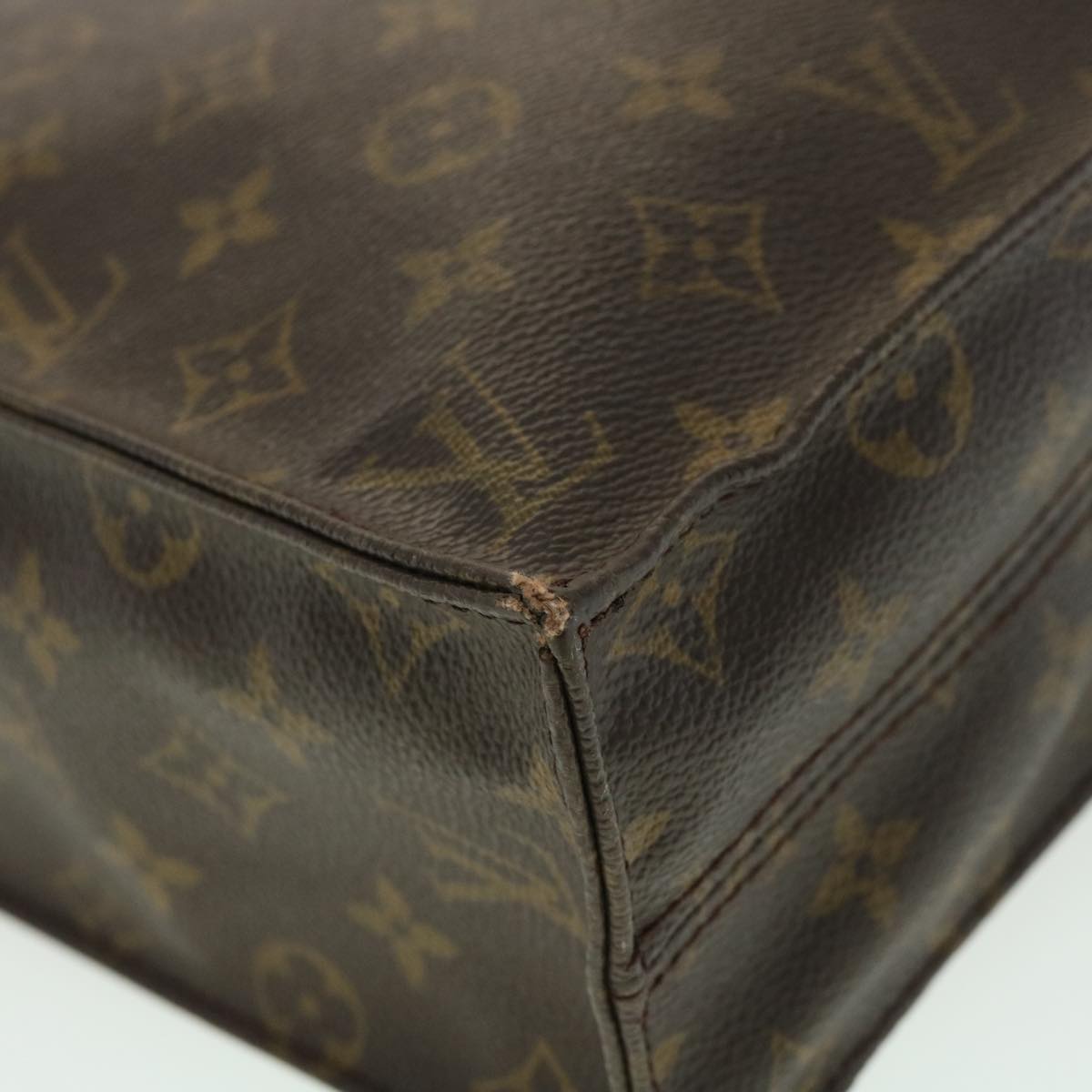 LOUIS VUITTON Monogram Sac Plat Hand Bag M51140 LV rd2951
