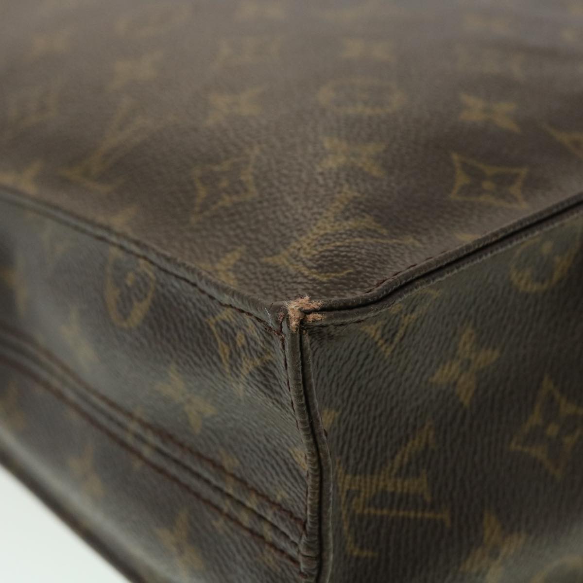 LOUIS VUITTON Monogram Sac Plat Hand Bag M51140 LV rd2951