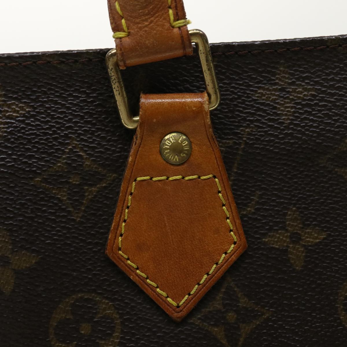LOUIS VUITTON Monogram Sac Plat Hand Bag M51140 LV rd2951
