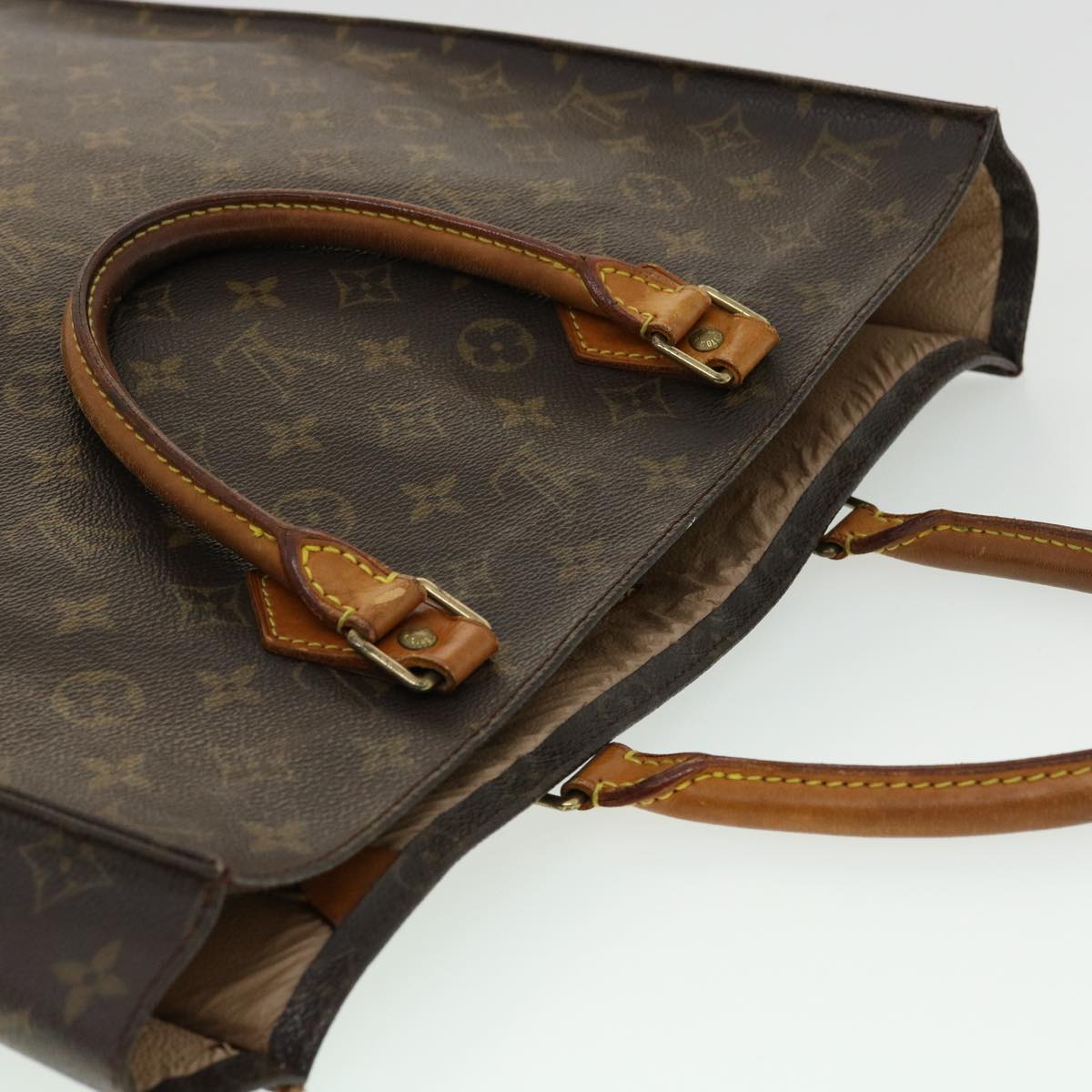 LOUIS VUITTON Monogram Sac Plat Hand Bag M51140 LV rd2951