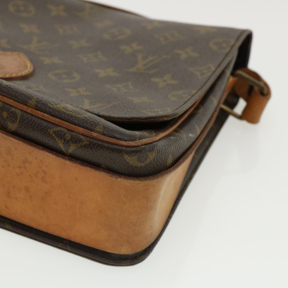 LOUIS VUITTON Monogram Cartouchiere GM Shoulder Bag M51252 LV rd2985