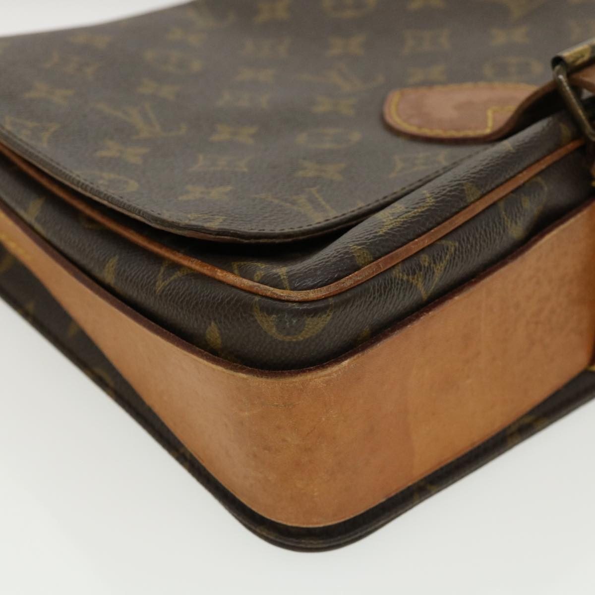 LOUIS VUITTON Monogram Cartouchiere GM Shoulder Bag M51252 LV rd2985