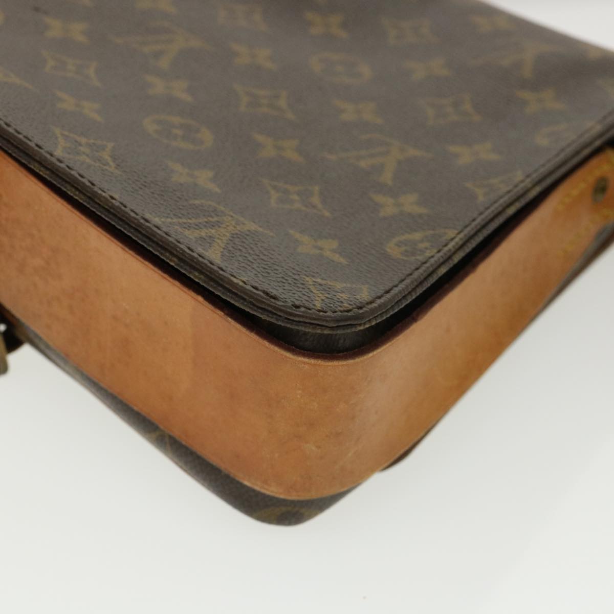 LOUIS VUITTON Monogram Cartouchiere GM Shoulder Bag M51252 LV rd2985