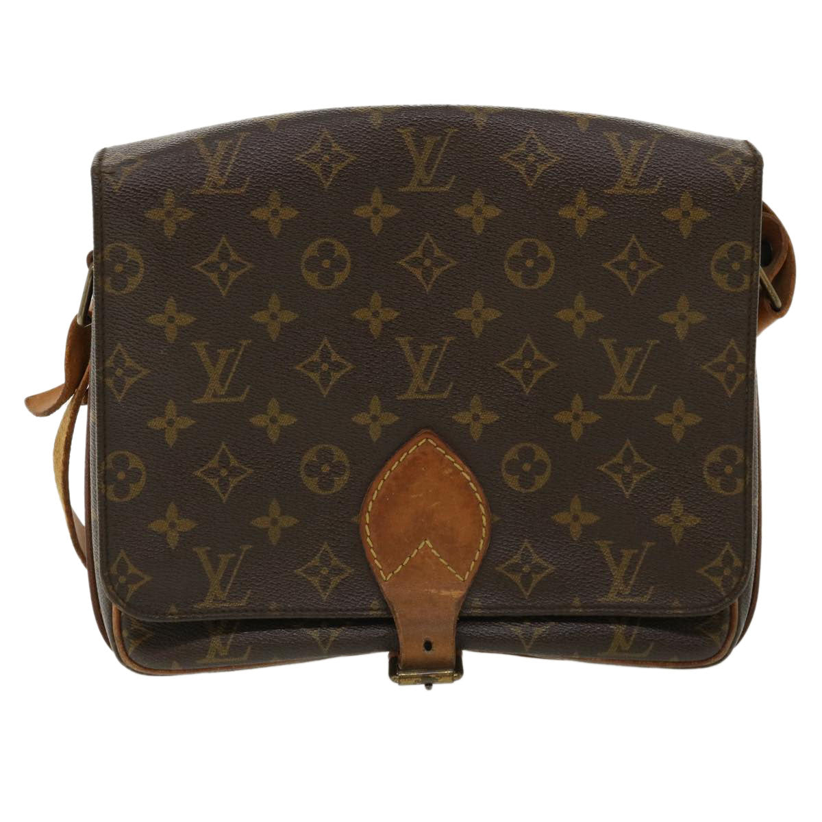 LOUIS VUITTON Monogram Cartouchiere GM Shoulder Bag M51252 LV rd2985