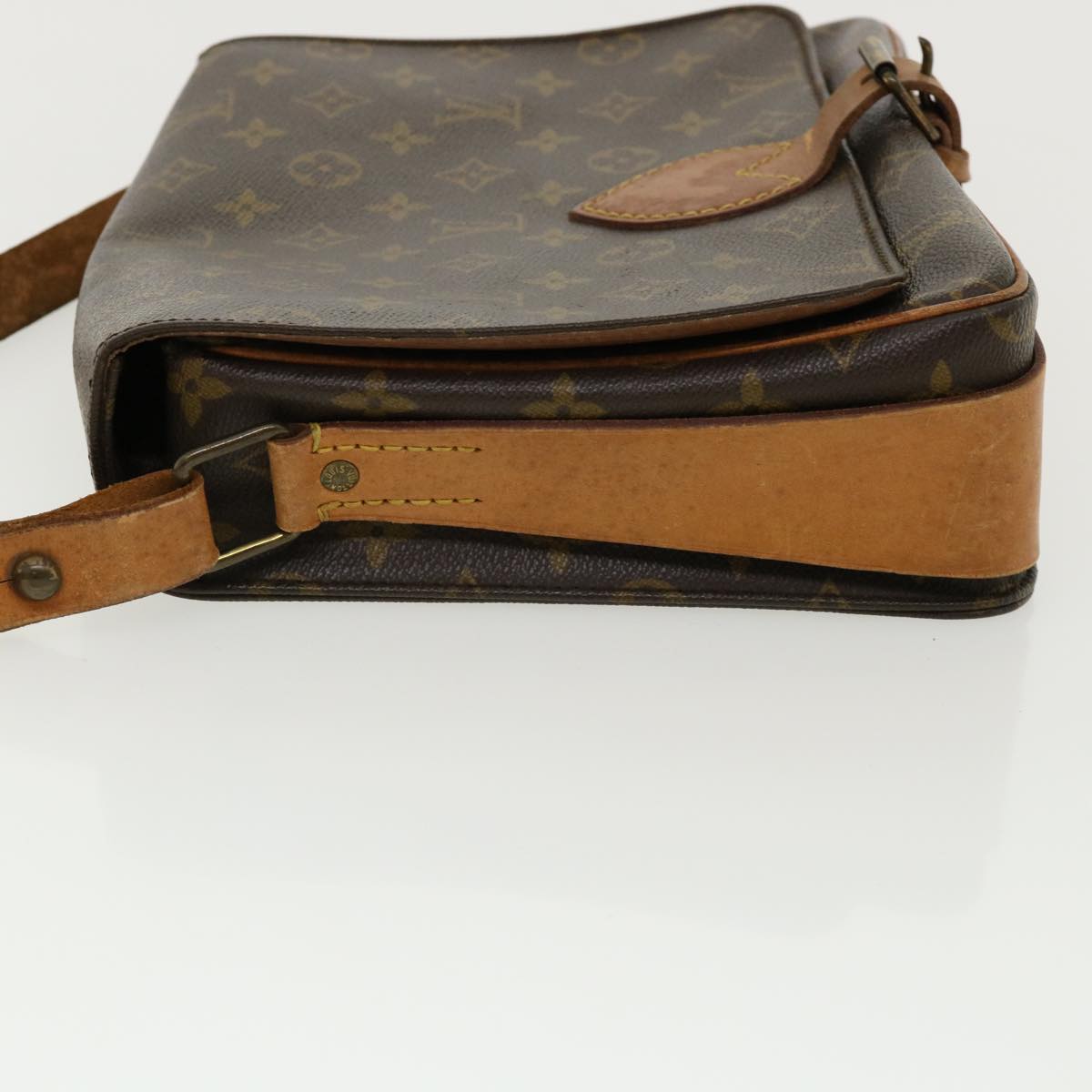 LOUIS VUITTON Monogram Cartouchiere GM Shoulder Bag M51252 LV rd2985