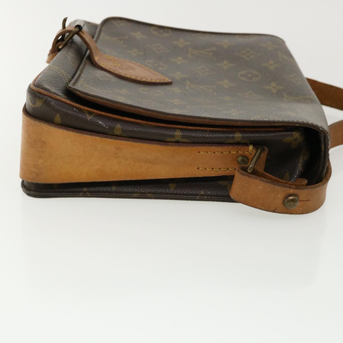 LOUIS VUITTON Monogram Cartouchiere GM Shoulder Bag M51252 LV rd2985