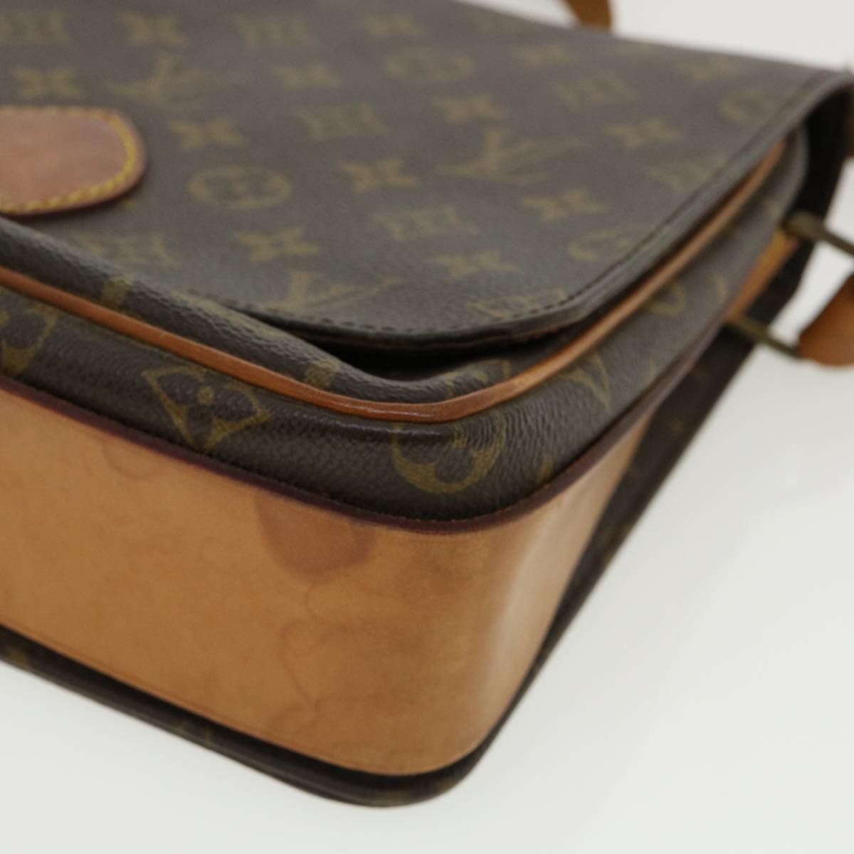 LOUIS VUITTON Monogram Cartouchiere GM Shoulder Bag M51252 LV rd3008