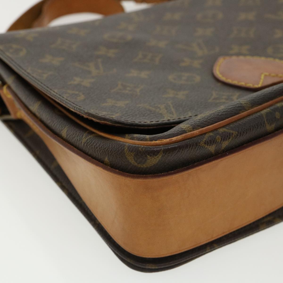 LOUIS VUITTON Monogram Cartouchiere GM Shoulder Bag M51252 LV rd3008