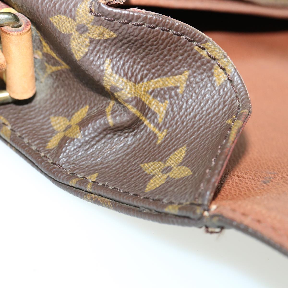 LOUIS VUITTON Monogram Cartouchiere GM Shoulder Bag M51252 LV rd3008