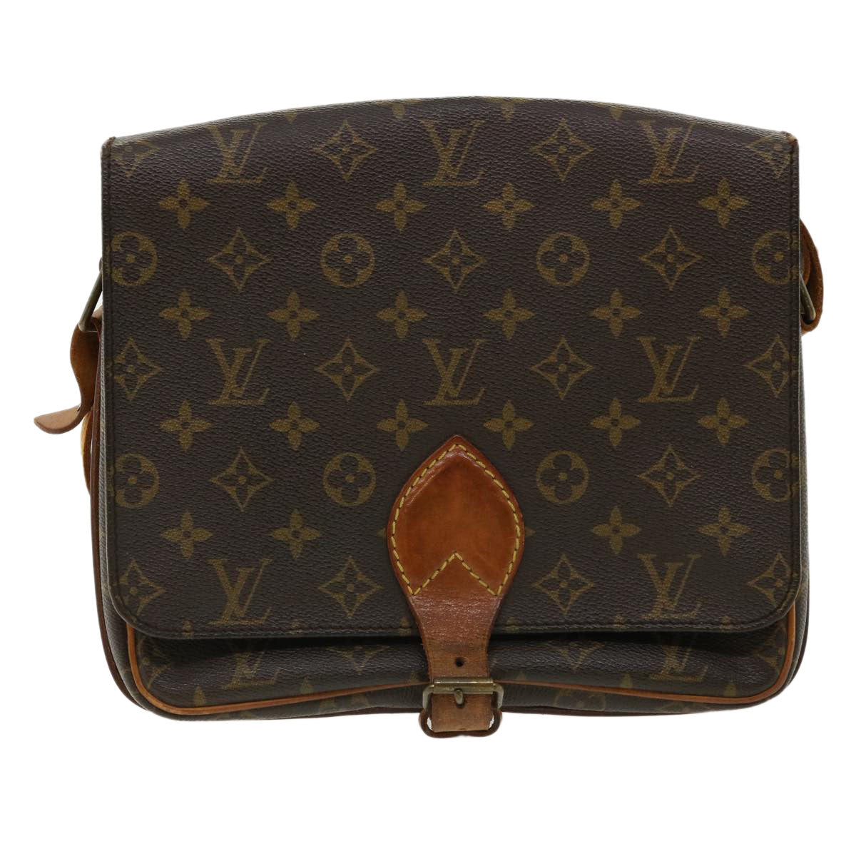 LOUIS VUITTON Monogram Cartouchiere GM Shoulder Bag M51252 LV rd3008