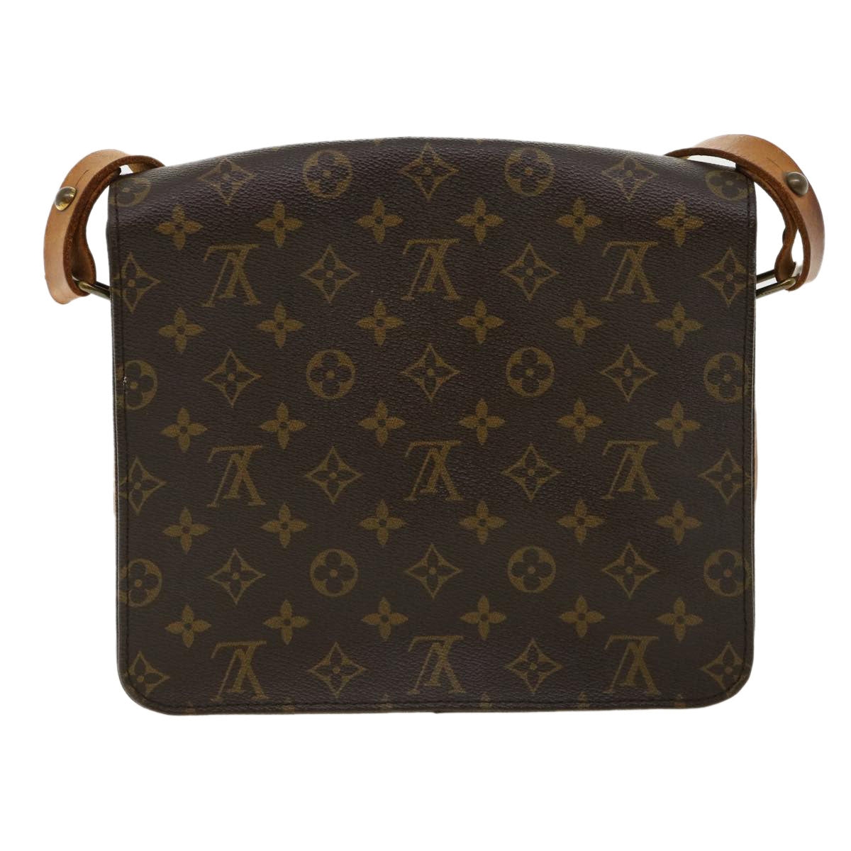 LOUIS VUITTON Monogram Cartouchiere GM Shoulder Bag M51252 LV rd3008