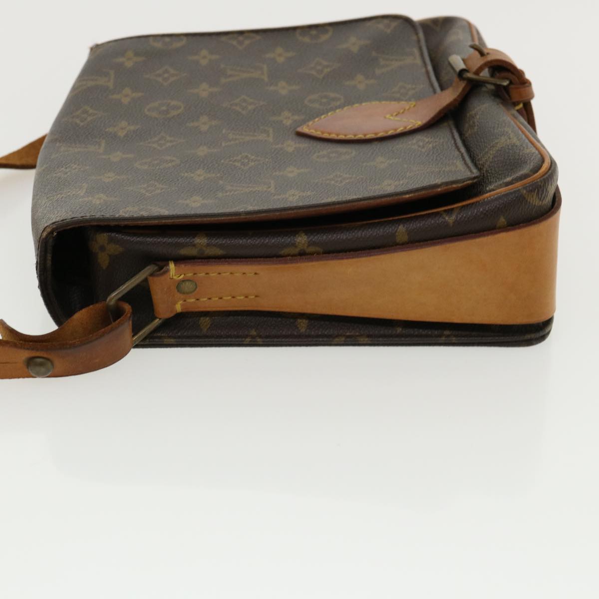LOUIS VUITTON Monogram Cartouchiere GM Shoulder Bag M51252 LV rd3008