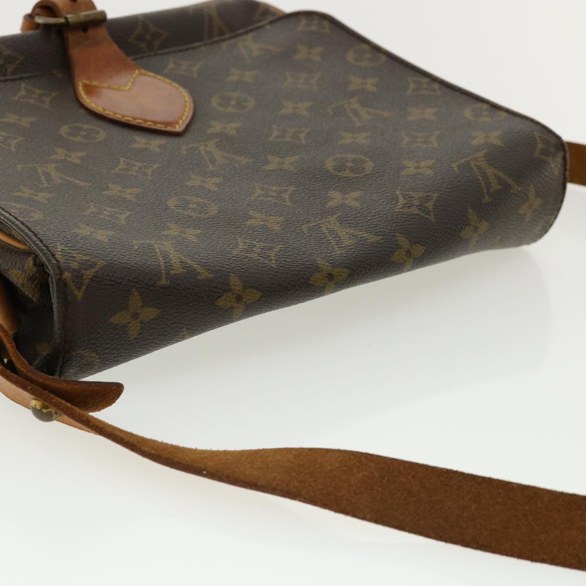 LOUIS VUITTON Monogram Cartouchiere GM Shoulder Bag M51252 LV rd3008