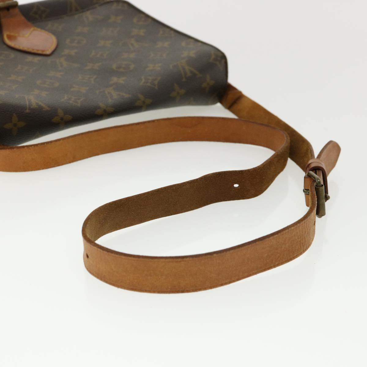 LOUIS VUITTON Monogram Cartouchiere GM Shoulder Bag M51252 LV rd3008