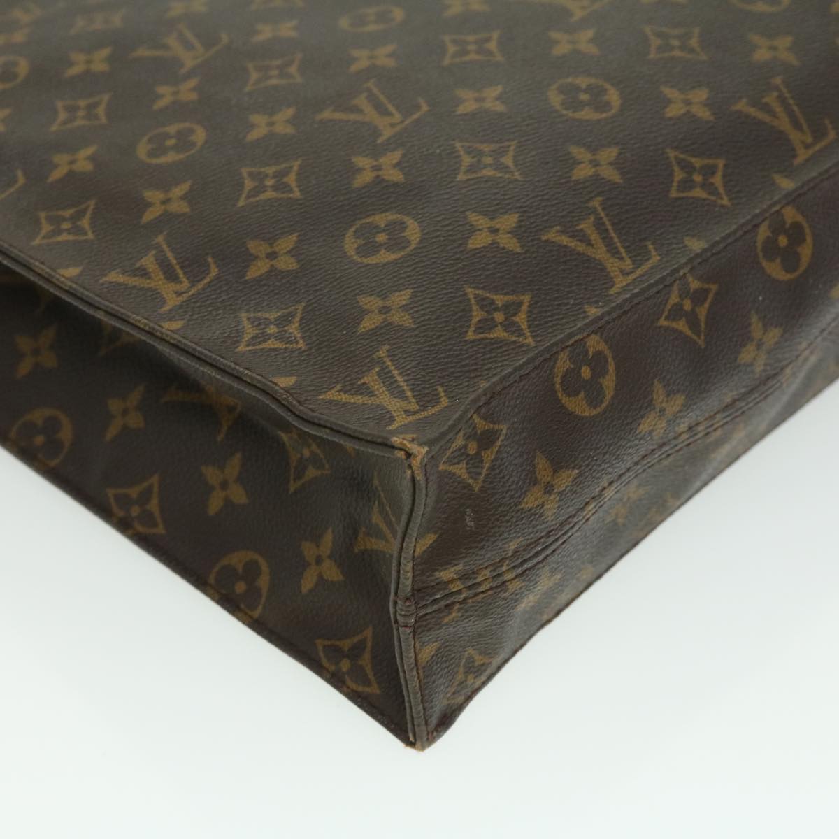 LOUIS VUITTON Monogram Sac Plat Hand Bag M51140 LV rd3024