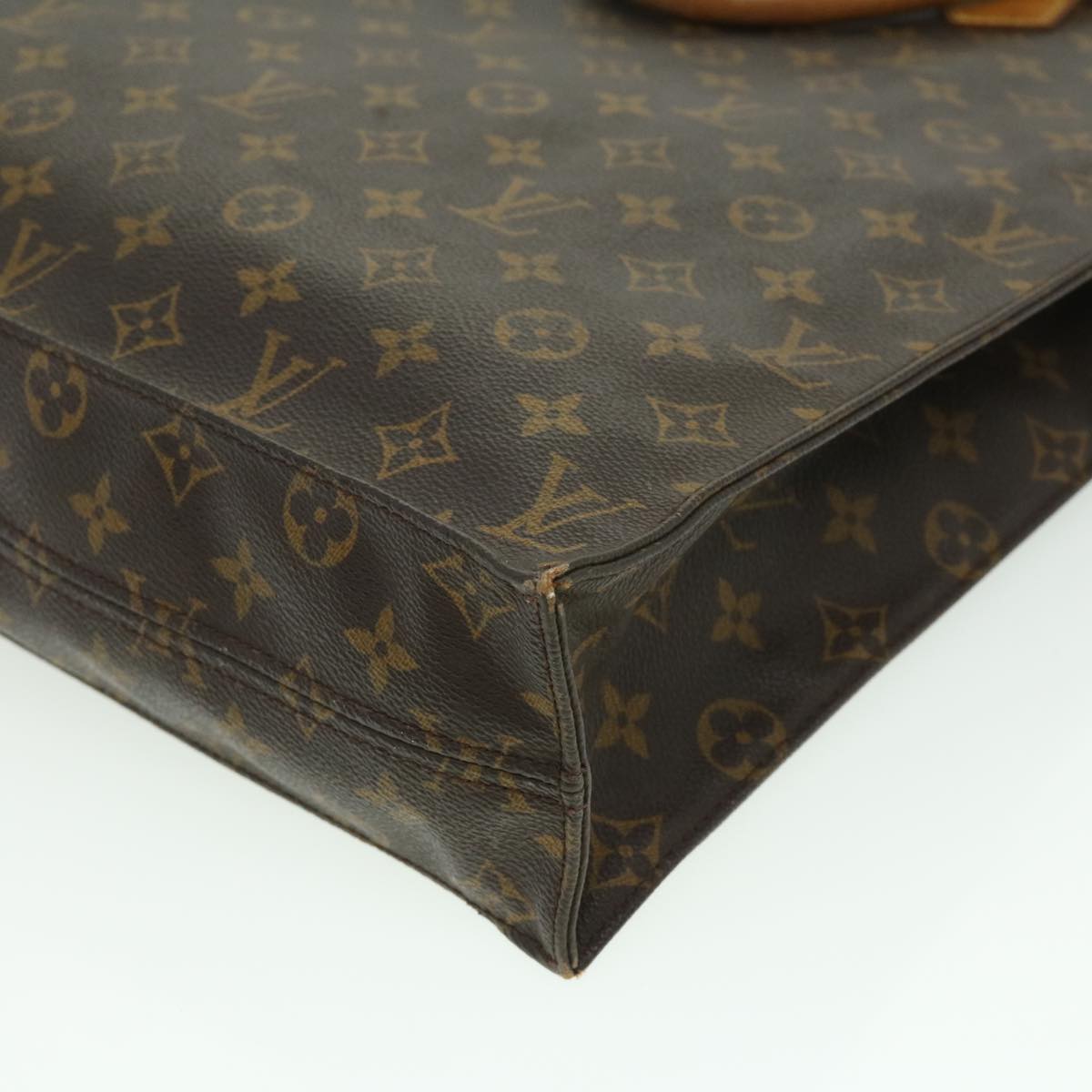LOUIS VUITTON Monogram Sac Plat Hand Bag M51140 LV rd3024