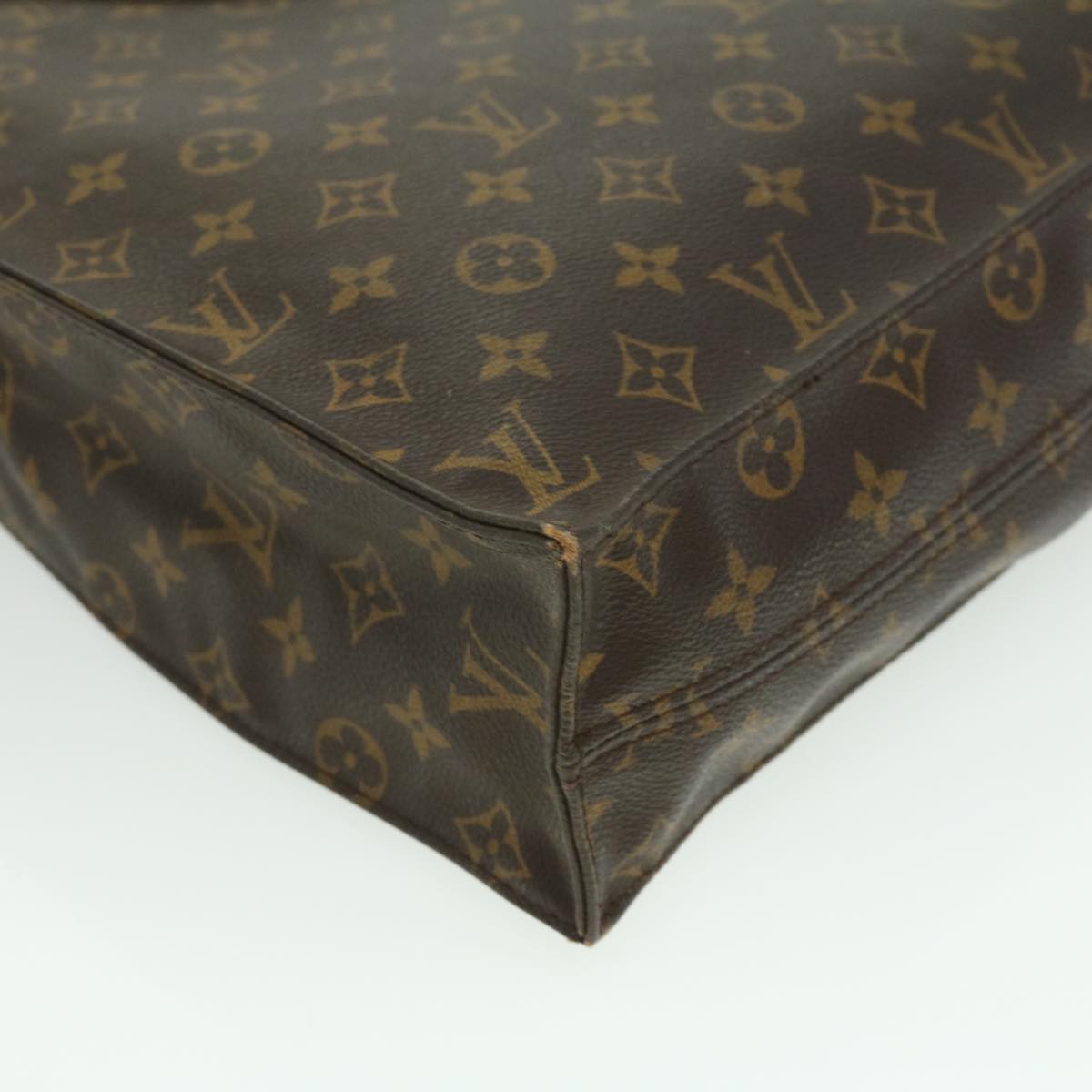 LOUIS VUITTON Monogram Sac Plat Hand Bag M51140 LV rd3024