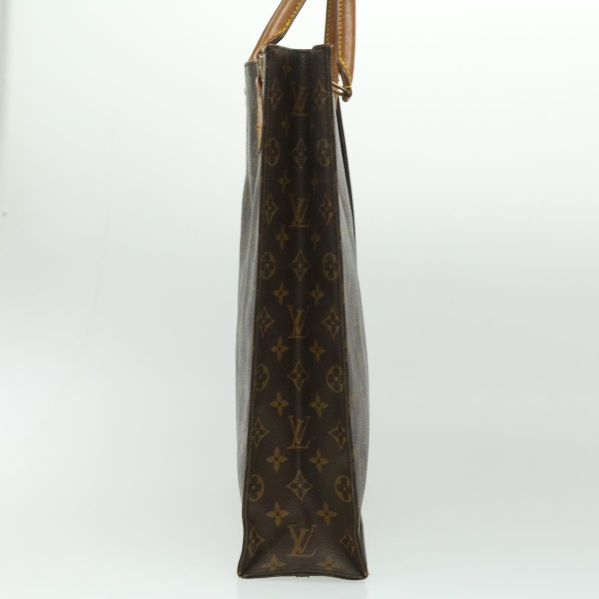 LOUIS VUITTON Monogram Sac Plat Hand Bag M51140 LV rd3024