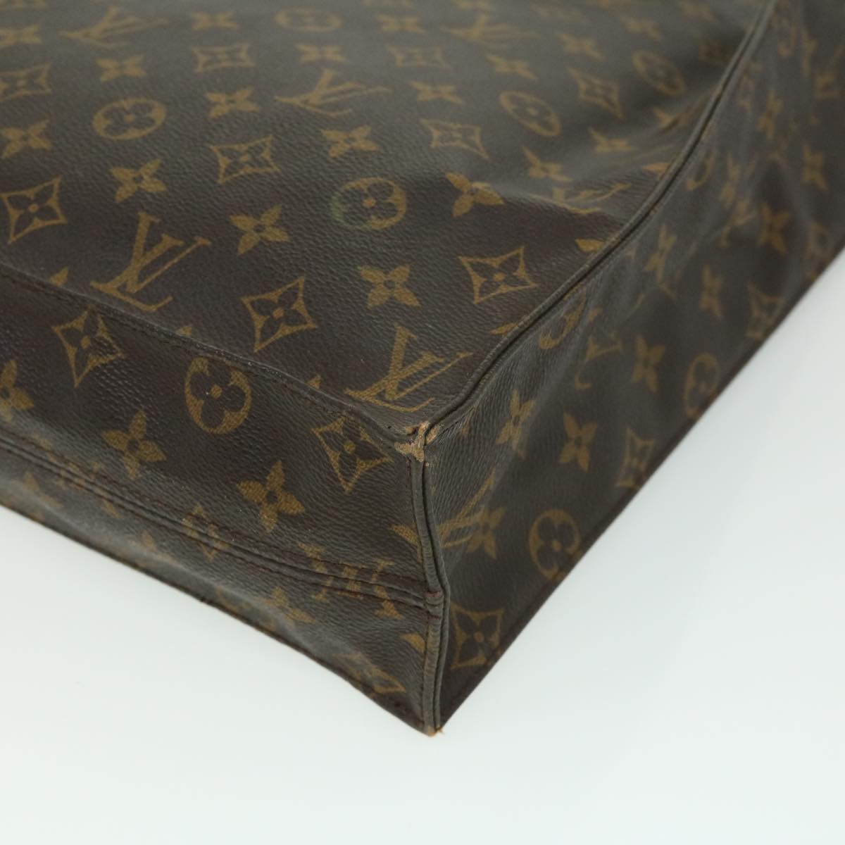 LOUIS VUITTON Monogram Sac Plat Hand Bag M51140 LV rd3024