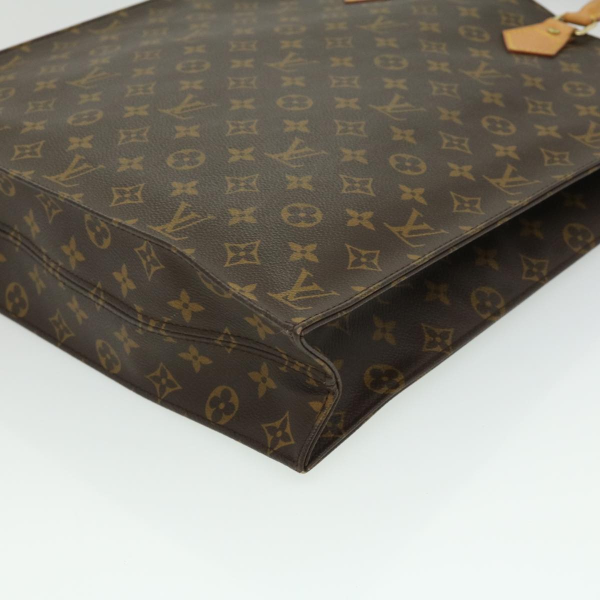 LOUIS VUITTON Monogram Sac Plat Hand Bag M51140 LV rd3050