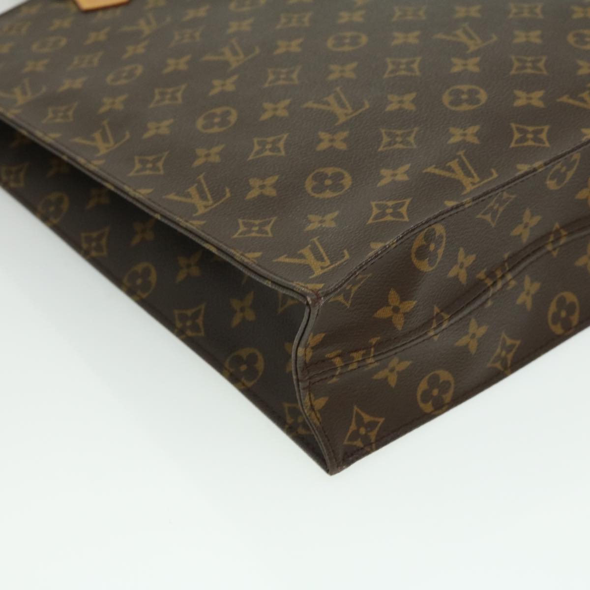 LOUIS VUITTON Monogram Sac Plat Hand Bag M51140 LV rd3050