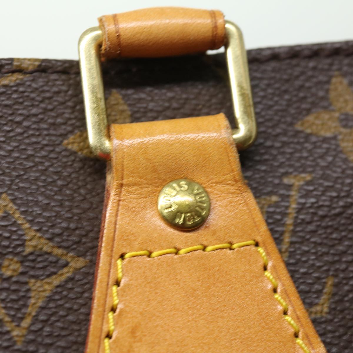 LOUIS VUITTON Monogram Sac Plat Hand Bag M51140 LV rd3050