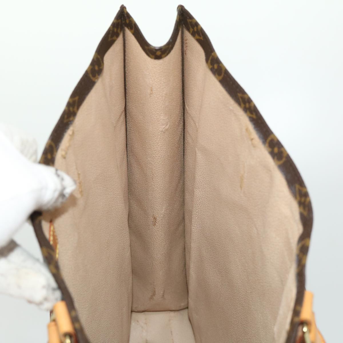 LOUIS VUITTON Monogram Sac Plat Hand Bag M51140 LV rd3050