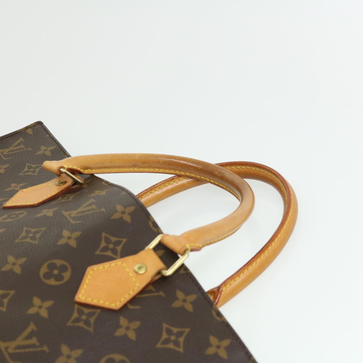 LOUIS VUITTON Monogram Sac Plat Hand Bag M51140 LV rd3050