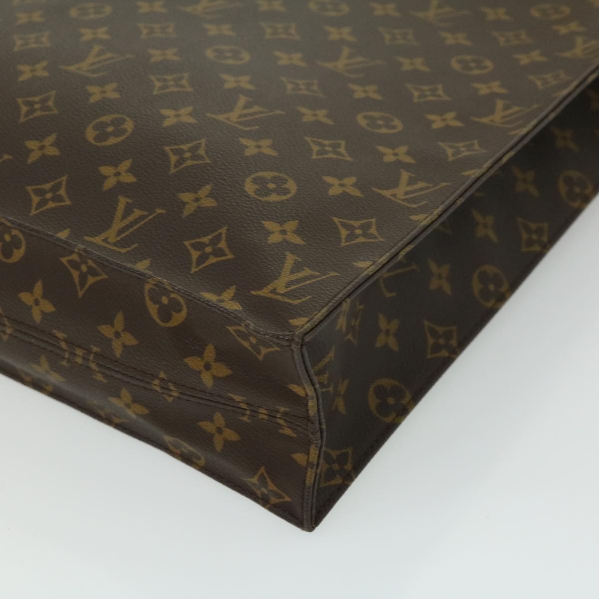 LOUIS VUITTON Monogram Sac Plat Hand Bag M51140 LV rd3051