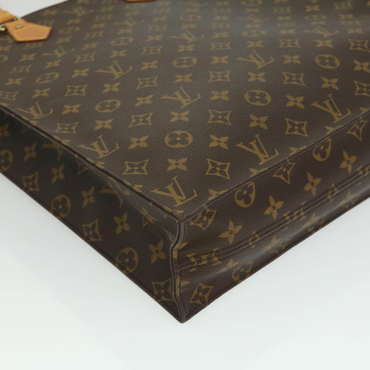 LOUIS VUITTON Monogram Sac Plat Hand Bag M51140 LV rd3051