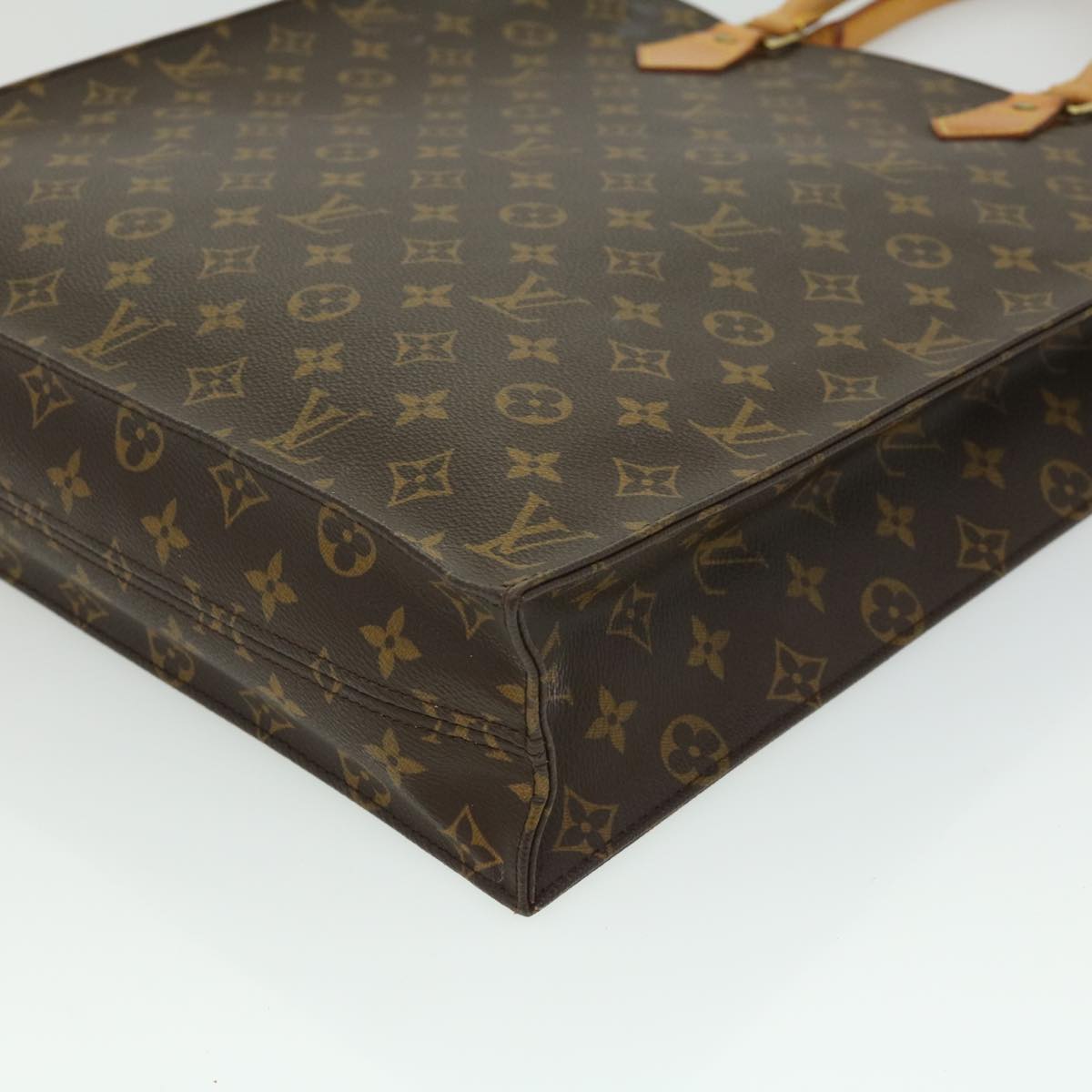 LOUIS VUITTON Monogram Sac Plat Hand Bag M51140 LV rd3051