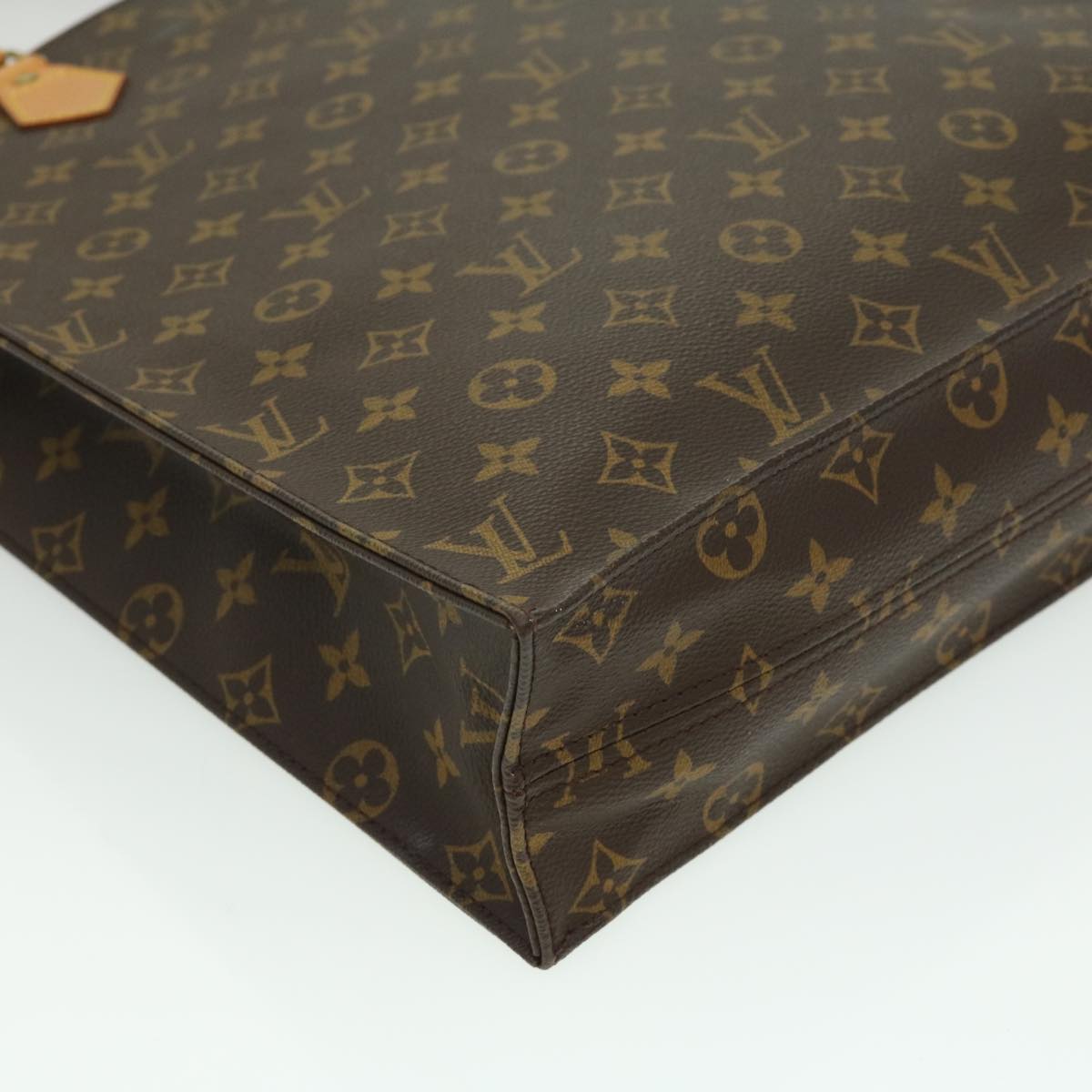 LOUIS VUITTON Monogram Sac Plat Hand Bag M51140 LV rd3051