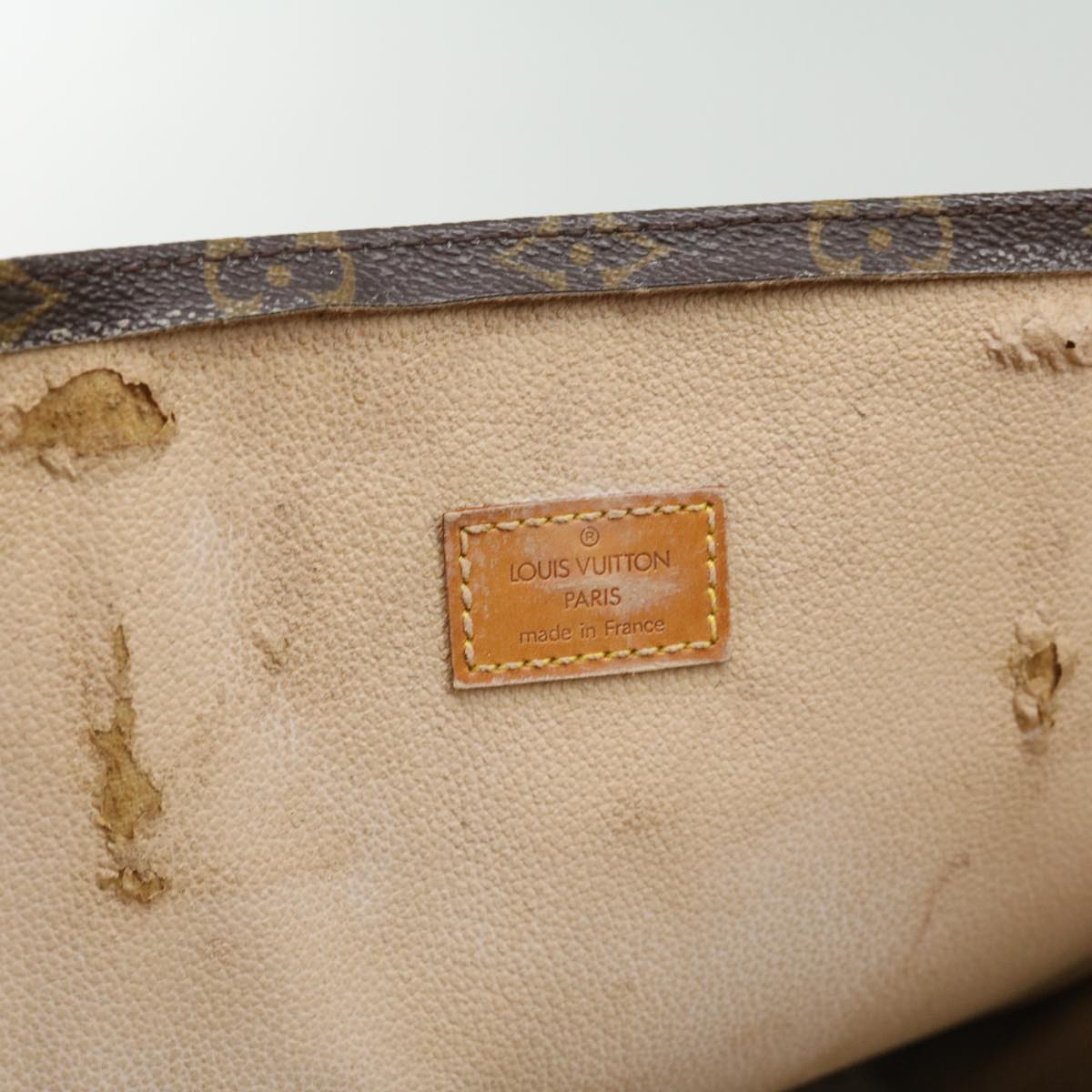 LOUIS VUITTON Monogram Sac Plat Hand Bag M51140 LV rd3051